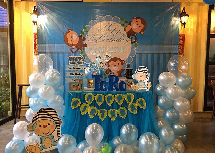 Tổ chức tiệc đầy tháng với những cách trang trí tiệc tại nhà ấn tượng