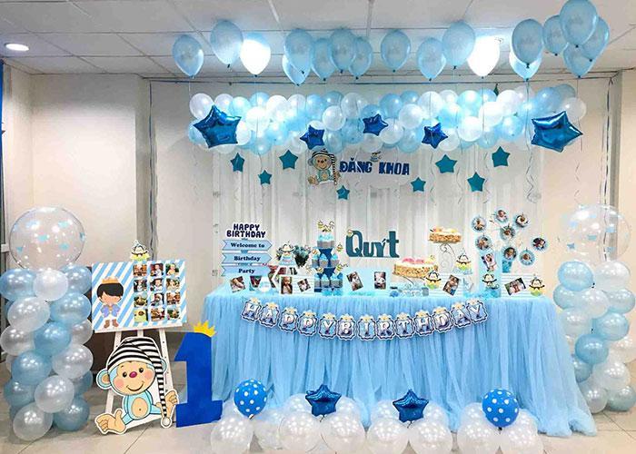 Tổ chức tiệc đầy tháng với những cách trang trí tiệc tại nhà ấn tượng