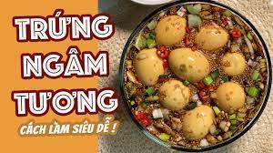 CÔNG THỨC LÀM TRỨNG NGÂM TƯƠNG HÀN QUỐC “SIÊU NGON” TẠI NHÀ