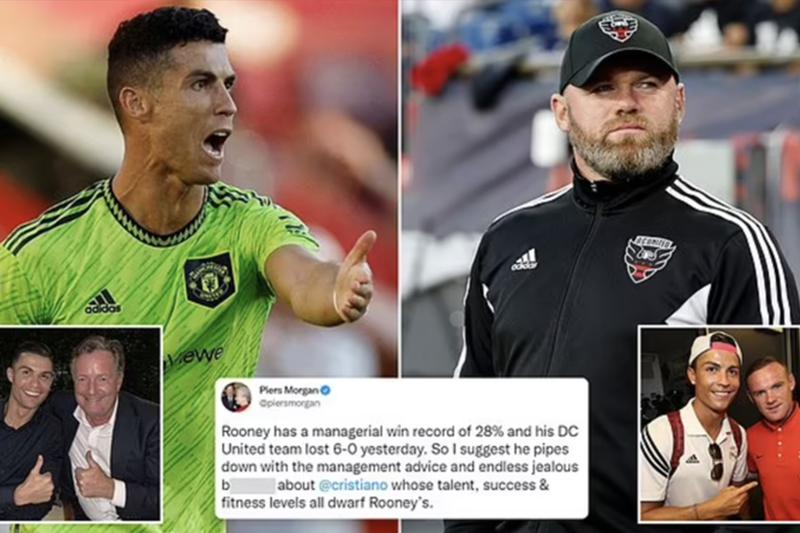 Rooney bị chê ghen tị với Ronaldo
