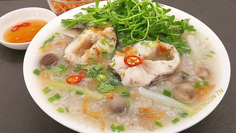 CÁCH NẤU CHÁO CÁ LÓC KHÔNG BỊ TANH, RAU ĐẮNG ĐẬU XANH CHO BÉ