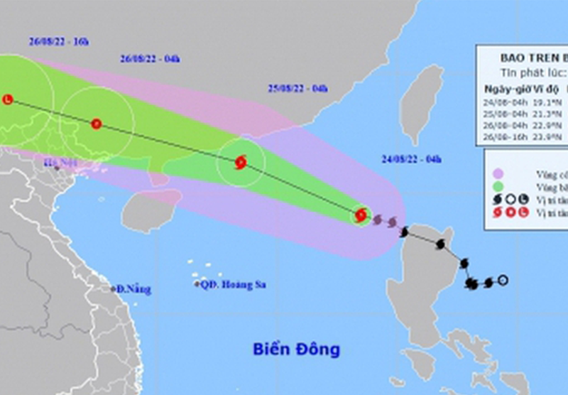 Bão số 3 rất mạnh, hai kịch bản có thể xảy ra